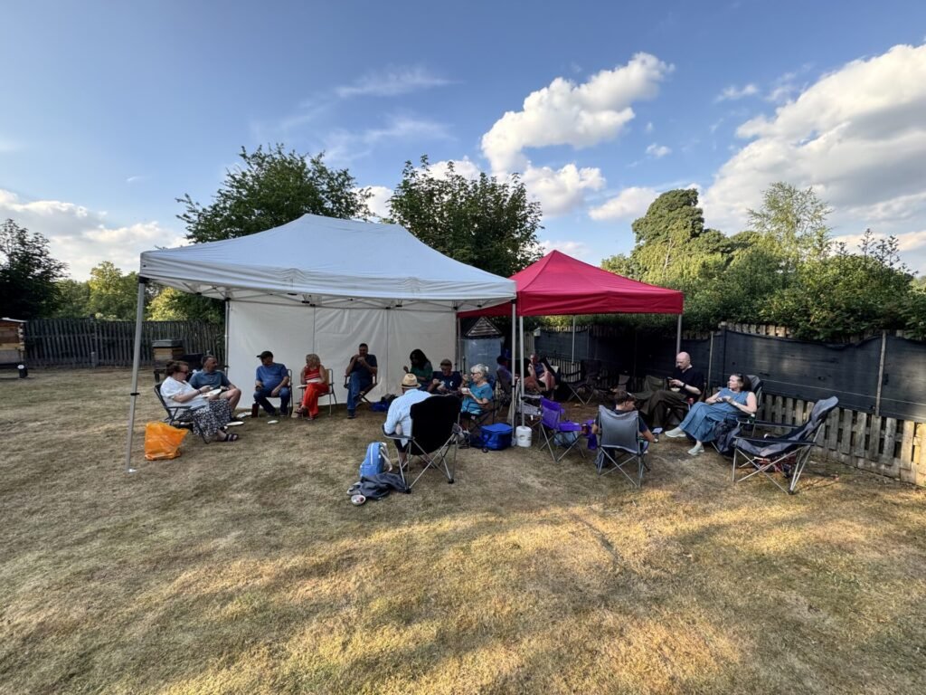 Our Annual Association BBQ - A Hive of Activity! 2 IMG 7362